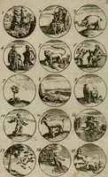 An illustration from Recueil d'emblêmes, devises, medailles, et figures hieroglyphiques, au nombre de plus de douze cent, avec leurs explications : accompagné de plus de deux mille chiffres fleuronnez simples, doubles & triples : d'une manière nouvelle & fort curieuse pour tous les noms imaginables : avec les tenants, supports, & cimiers servans aux ornemens des armes : cet ouvrage qui est enrichy de deux cens cinquante planches en taille-douce, est très-utile aux graveurs, peintres, sculpteurs, orfevres, brodeurs, serruriers, & à tous ceux qui travaillent au dessein (1724)