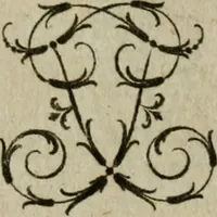 An illustration from Recueil d'emblêmes, devises, medailles, et figures hieroglyphiques, au nombre de plus de douze cent, avec leurs explications : accompagné de plus de deux mille chiffres fleuronnez simples, doubles & triples : d'une manière nouvelle & fort curieuse pour tous les noms imaginables : avec les tenants, supports, & cimiers servans aux ornemens des armes : cet ouvrage qui est enrichy de deux cens cinquante planches en taille-douce, est très-utile aux graveurs, peintres, sculpteurs, orfevres, brodeurs, serruriers, & à tous ceux qui travaillent au dessein (1724)