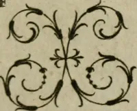 An illustration from Recueil d'emblêmes, devises, medailles, et figures hieroglyphiques, au nombre de plus de douze cent, avec leurs explications : accompagné de plus de deux mille chiffres fleuronnez simples, doubles & triples : d'une manière nouvelle & fort curieuse pour tous les noms imaginables : avec les tenants, supports, & cimiers servans aux ornemens des armes : cet ouvrage qui est enrichy de deux cens cinquante planches en taille-douce, est très-utile aux graveurs, peintres, sculpteurs, orfevres, brodeurs, serruriers, & à tous ceux qui travaillent au dessein (1724)