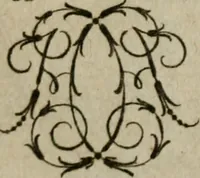 An illustration from Recueil d'emblêmes, devises, medailles, et figures hieroglyphiques, au nombre de plus de douze cent, avec leurs explications : accompagné de plus de deux mille chiffres fleuronnez simples, doubles & triples : d'une manière nouvelle & fort curieuse pour tous les noms imaginables : avec les tenants, supports, & cimiers servans aux ornemens des armes : cet ouvrage qui est enrichy de deux cens cinquante planches en taille-douce, est très-utile aux graveurs, peintres, sculpteurs, orfevres, brodeurs, serruriers, & à tous ceux qui travaillent au dessein (1724)