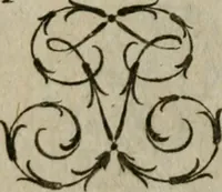 An illustration from Recueil d'emblêmes, devises, medailles, et figures hieroglyphiques, au nombre de plus de douze cent, avec leurs explications : accompagné de plus de deux mille chiffres fleuronnez simples, doubles & triples : d'une manière nouvelle & fort curieuse pour tous les noms imaginables : avec les tenants, supports, & cimiers servans aux ornemens des armes : cet ouvrage qui est enrichy de deux cens cinquante planches en taille-douce, est très-utile aux graveurs, peintres, sculpteurs, orfevres, brodeurs, serruriers, & à tous ceux qui travaillent au dessein (1724)