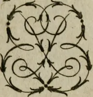 An illustration from Recueil d'emblêmes, devises, medailles, et figures hieroglyphiques, au nombre de plus de douze cent, avec leurs explications : accompagné de plus de deux mille chiffres fleuronnez simples, doubles & triples : d'une manière nouvelle & fort curieuse pour tous les noms imaginables : avec les tenants, supports, & cimiers servans aux ornemens des armes : cet ouvrage qui est enrichy de deux cens cinquante planches en taille-douce, est très-utile aux graveurs, peintres, sculpteurs, orfevres, brodeurs, serruriers, & à tous ceux qui travaillent au dessein (1724)