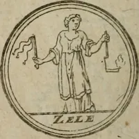 An illustration from Recueil d'emblêmes, devises, medailles, et figures hieroglyphiques, au nombre de plus de douze cent, avec leurs explications : accompagné de plus de deux mille chiffres fleuronnez simples, doubles & triples : d'une manière nouvelle & fort curieuse pour tous les noms imaginables : avec les tenants, supports, & cimiers servans aux ornemens des armes : cet ouvrage qui est enrichy de deux cens cinquante planches en taille-douce, est très-utile aux graveurs, peintres, sculpteurs, orfevres, brodeurs, serruriers, & à tous ceux qui travaillent au dessein (1724)
