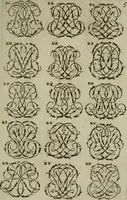 An illustration from Recueil d'emblêmes, devises, medailles, et figures hieroglyphiques, au nombre de plus de douze cent, avec leurs explications : accompagné de plus de deux mille chiffres fleuronnez simples, doubles & triples : d'une manière nouvelle & fort curieuse pour tous les noms imaginables : avec les tenants, supports, & cimiers servans aux ornemens des armes : cet ouvrage qui est enrichy de deux cens cinquante planches en taille-douce, est très-utile aux graveurs, peintres, sculpteurs, orfevres, brodeurs, serruriers, & à tous ceux qui travaillent au dessein (1724)