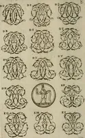 An illustration from Recueil d'emblêmes, devises, medailles, et figures hieroglyphiques, au nombre de plus de douze cent, avec leurs explications : accompagné de plus de deux mille chiffres fleuronnez simples, doubles & triples : d'une manière nouvelle & fort curieuse pour tous les noms imaginables : avec les tenants, supports, & cimiers servans aux ornemens des armes : cet ouvrage qui est enrichy de deux cens cinquante planches en taille-douce, est très-utile aux graveurs, peintres, sculpteurs, orfevres, brodeurs, serruriers, & à tous ceux qui travaillent au dessein (1724)