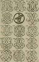 Picture 122 of 278 from Recueil d'emblêmes, devises, medailles, et figures hieroglyphiques, au nombre de plus de douze cent, avec leurs explications : accompagné de plus de deux mille chiffres fleuronnez simples, doubles & triples : d'une manière nouvelle & fort curieuse pour tous les noms imaginables : avec les tenants, supports, & cimiers servans aux ornemens des armes : cet ouvrage qui est enrichy de deux cens cinquante planches en taille-douce, est très-utile aux graveurs, peintres, sculpteurs, orfevres, brodeurs, serruriers, & à tous ceux qui travaillent au dessein (1724), leaf 172