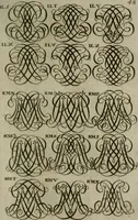 An illustration from Recueil d'emblêmes, devises, medailles, et figures hieroglyphiques, au nombre de plus de douze cent, avec leurs explications : accompagné de plus de deux mille chiffres fleuronnez simples, doubles & triples : d'une manière nouvelle & fort curieuse pour tous les noms imaginables : avec les tenants, supports, & cimiers servans aux ornemens des armes : cet ouvrage qui est enrichy de deux cens cinquante planches en taille-douce, est très-utile aux graveurs, peintres, sculpteurs, orfevres, brodeurs, serruriers, & à tous ceux qui travaillent au dessein (1724)