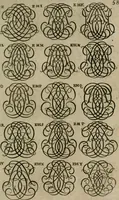 An illustration from Recueil d'emblêmes, devises, medailles, et figures hieroglyphiques, au nombre de plus de douze cent, avec leurs explications : accompagné de plus de deux mille chiffres fleuronnez simples, doubles & triples : d'une manière nouvelle & fort curieuse pour tous les noms imaginables : avec les tenants, supports, & cimiers servans aux ornemens des armes : cet ouvrage qui est enrichy de deux cens cinquante planches en taille-douce, est très-utile aux graveurs, peintres, sculpteurs, orfevres, brodeurs, serruriers, & à tous ceux qui travaillent au dessein (1724)