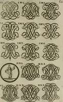An illustration from Recueil d'emblêmes, devises, medailles, et figures hieroglyphiques, au nombre de plus de douze cent, avec leurs explications : accompagné de plus de deux mille chiffres fleuronnez simples, doubles & triples : d'une manière nouvelle & fort curieuse pour tous les noms imaginables : avec les tenants, supports, & cimiers servans aux ornemens des armes : cet ouvrage qui est enrichy de deux cens cinquante planches en taille-douce, est très-utile aux graveurs, peintres, sculpteurs, orfevres, brodeurs, serruriers, & à tous ceux qui travaillent au dessein (1724)