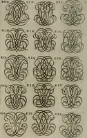 An illustration from Recueil d'emblêmes, devises, medailles, et figures hieroglyphiques, au nombre de plus de douze cent, avec leurs explications : accompagné de plus de deux mille chiffres fleuronnez simples, doubles & triples : d'une manière nouvelle & fort curieuse pour tous les noms imaginables : avec les tenants, supports, & cimiers servans aux ornemens des armes : cet ouvrage qui est enrichy de deux cens cinquante planches en taille-douce, est très-utile aux graveurs, peintres, sculpteurs, orfevres, brodeurs, serruriers, & à tous ceux qui travaillent au dessein (1724)