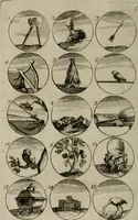 An illustration from Recueil d'emblêmes, devises, medailles, et figures hieroglyphiques, au nombre de plus de douze cent, avec leurs explications : accompagné de plus de deux mille chiffres fleuronnez simples, doubles & triples : d'une manière nouvelle & fort curieuse pour tous les noms imaginables : avec les tenants, supports, & cimiers servans aux ornemens des armes : cet ouvrage qui est enrichy de deux cens cinquante planches en taille-douce, est très-utile aux graveurs, peintres, sculpteurs, orfevres, brodeurs, serruriers, & à tous ceux qui travaillent au dessein (1724)