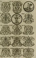 An illustration from Recueil d'emblêmes, devises, medailles, et figures hieroglyphiques, au nombre de plus de douze cent, avec leurs explications : accompagné de plus de deux mille chiffres fleuronnez simples, doubles & triples : d'une manière nouvelle & fort curieuse pour tous les noms imaginables : avec les tenants, supports, & cimiers servans aux ornemens des armes : cet ouvrage qui est enrichy de deux cens cinquante planches en taille-douce, est très-utile aux graveurs, peintres, sculpteurs, orfevres, brodeurs, serruriers, & à tous ceux qui travaillent au dessein (1724)