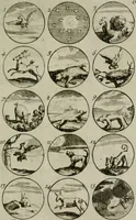An illustration from Recueil d'emblêmes, devises, medailles, et figures hieroglyphiques, au nombre de plus de douze cent, avec leurs explications : accompagné de plus de deux mille chiffres fleuronnez simples, doubles & triples : d'une manière nouvelle & fort curieuse pour tous les noms imaginables : avec les tenants, supports, & cimiers servans aux ornemens des armes : cet ouvrage qui est enrichy de deux cens cinquante planches en taille-douce, est très-utile aux graveurs, peintres, sculpteurs, orfevres, brodeurs, serruriers, & à tous ceux qui travaillent au dessein (1724)