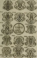 An illustration from Recueil d'emblêmes, devises, medailles, et figures hieroglyphiques, au nombre de plus de douze cent, avec leurs explications : accompagné de plus de deux mille chiffres fleuronnez simples, doubles & triples : d'une manière nouvelle & fort curieuse pour tous les noms imaginables : avec les tenants, supports, & cimiers servans aux ornemens des armes : cet ouvrage qui est enrichy de deux cens cinquante planches en taille-douce, est très-utile aux graveurs, peintres, sculpteurs, orfevres, brodeurs, serruriers, & à tous ceux qui travaillent au dessein (1724)