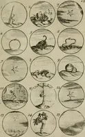 An illustration from Recueil d'emblêmes, devises, medailles, et figures hieroglyphiques, au nombre de plus de douze cent, avec leurs explications : accompagné de plus de deux mille chiffres fleuronnez simples, doubles & triples : d'une manière nouvelle & fort curieuse pour tous les noms imaginables : avec les tenants, supports, & cimiers servans aux ornemens des armes : cet ouvrage qui est enrichy de deux cens cinquante planches en taille-douce, est très-utile aux graveurs, peintres, sculpteurs, orfevres, brodeurs, serruriers, & à tous ceux qui travaillent au dessein (1724)