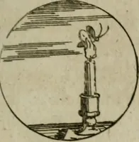 An illustration from Recueil d'emblêmes, devises, medailles, et figures hieroglyphiques, au nombre de plus de douze cent, avec leurs explications : accompagné de plus de deux mille chiffres fleuronnez simples, doubles & triples : d'une manière nouvelle & fort curieuse pour tous les noms imaginables : avec les tenants, supports, & cimiers servans aux ornemens des armes : cet ouvrage qui est enrichy de deux cens cinquante planches en taille-douce, est très-utile aux graveurs, peintres, sculpteurs, orfevres, brodeurs, serruriers, & à tous ceux qui travaillent au dessein (1724)