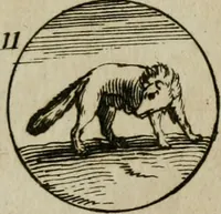 An illustration from Recueil d'emblêmes, devises, medailles, et figures hieroglyphiques, au nombre de plus de douze cent, avec leurs explications : accompagné de plus de deux mille chiffres fleuronnez simples, doubles & triples : d'une manière nouvelle & fort curieuse pour tous les noms imaginables : avec les tenants, supports, & cimiers servans aux ornemens des armes : cet ouvrage qui est enrichy de deux cens cinquante planches en taille-douce, est très-utile aux graveurs, peintres, sculpteurs, orfevres, brodeurs, serruriers, & à tous ceux qui travaillent au dessein (1724)