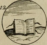 An illustration from Recueil d'emblêmes, devises, medailles, et figures hieroglyphiques, au nombre de plus de douze cent, avec leurs explications : accompagné de plus de deux mille chiffres fleuronnez simples, doubles & triples : d'une manière nouvelle & fort curieuse pour tous les noms imaginables : avec les tenants, supports, & cimiers servans aux ornemens des armes : cet ouvrage qui est enrichy de deux cens cinquante planches en taille-douce, est très-utile aux graveurs, peintres, sculpteurs, orfevres, brodeurs, serruriers, & à tous ceux qui travaillent au dessein (1724)