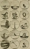 An illustration from Recueil d'emblêmes, devises, medailles, et figures hieroglyphiques, au nombre de plus de douze cent, avec leurs explications : accompagné de plus de deux mille chiffres fleuronnez simples, doubles & triples : d'une manière nouvelle & fort curieuse pour tous les noms imaginables : avec les tenants, supports, & cimiers servans aux ornemens des armes : cet ouvrage qui est enrichy de deux cens cinquante planches en taille-douce, est très-utile aux graveurs, peintres, sculpteurs, orfevres, brodeurs, serruriers, & à tous ceux qui travaillent au dessein (1724)