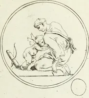 An illustration from Recueil de pierres gravees antiques (1732)