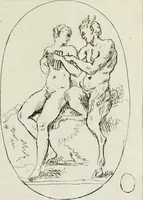 An illustration from Recueil de pierres gravees antiques (1732)