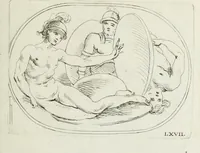 Picture 70 of 107 from Recueil de pierres gravees antiques (1732), leaf 222