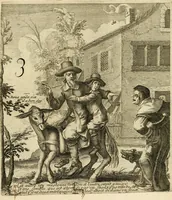 Picture 110 of 201 from Recueil des plus illustres proverbes, divises en trois livres ... (1657), leaf 216