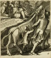 Picture 111 of 201 from Recueil des plus illustres proverbes, divises en trois livres ... (1657), leaf 218