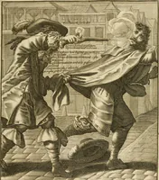 Picture 21 of 201 from Recueil des plus illustres proverbes, divises en trois livres ... (1657), leaf 44