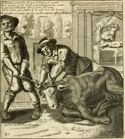 An illustration from Recueil des plus illustres proverbes, divises en trois livres ... (1657)