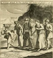 Picture 51 of 201 from Recueil des plus illustres proverbes, divises en trois livres ... (1657), leaf 98