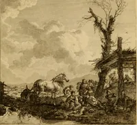 Picture 72 of 128 from Recueil d'estampes gravées d'après les tableaux du cabinet de Monseigneur le duc de Choiseul (1771), leaf 164