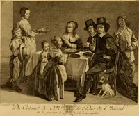 Picture 109 of 128 from Recueil d'estampes gravées d'après les tableaux du cabinet de Monseigneur le duc de Choiseul (1771), leaf 236