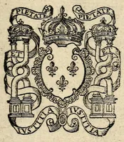 An illustration from Recueil et discours du voyage du roy Charles IX. de ce nom à present regnant, accompagné des choses dignes de memorie faictes en chacun endroit faisant sondit voyage en ses païs & prouinces de Champaigne, Bourgoigne ... & plusieurs autres lieux, suyuant son retour depuis son partement de Paris iusques à son retour audit lieu, és années mil cinq cens soixante quatre & soixante cinq. (1566)