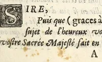 An illustration from Recueil et inuentaire des corps saincts, et autres reliques qui sont au pays de Prouence. La plusprrt [fact] desquels ont esté visitez par le tres-chrestien roy de France & de Nauarre Louys XIII. dit le Iuste, au mois de nouembre de l'année 1622. (1636)