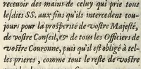 An illustration from Recueil et inuentaire des corps saincts, et autres reliques qui sont au pays de Prouence. La plusprrt [fact] desquels ont esté visitez par le tres-chrestien roy de France & de Nauarre Louys XIII. dit le Iuste, au mois de nouembre de l'année 1622. (1636)