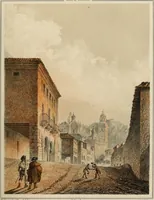 An illustration from Recuerdos y bellezas de España : bajo la real proteccion de ... la reina y el rey ; Obra destinada á dar á conocer sus monumentos y antiguedades en láminas dibujadas del natural y litografiadas por F.J. Parcerisa (1850)