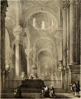 An illustration from Recuerdos y bellezas de España : bajo la real proteccion de ... la reina y el rey ; Obra destinada á dar á conocer sus monumentos y antiguedades en láminas dibujadas del natural y litografiadas por F.J. Parcerisa (1850)