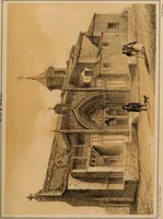 An illustration from Recuerdos y bellezas de España : bajo la real proteccion de ... la reina y el rey ; Obra destinada á dar á conocer sus monumentos y antiguedades en láminas dibujadas del natural y litografiadas por F.J. Parcerisa (1850)