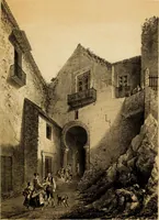 An illustration from Recuerdos y bellezas de España : bajo la real proteccion de ... la reina y el rey ; Obra destinada á dar á conocer sus monumentos y antiguedades en láminas dibujadas del natural y litografiadas por F.J. Parcerisa (1850)