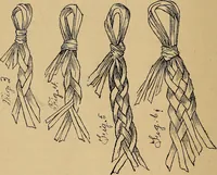 An illustration from Reed and raffia construction work in primary schools; a practical manual especially for primary-kindergarten teachers .. (1904)