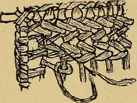 An illustration from Reed and raffia construction work in primary schools; a practical manual especially for primary-kindergarten teachers .. (1904)