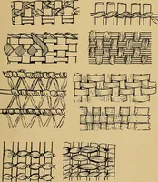 An illustration from Reed and raffia construction work in primary schools; a practical manual especially for primary-kindergarten teachers .. (1904)