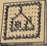An illustration from Reed and raffia construction work in primary schools; a practical manual especially for primary-kindergarten teachers .. (1904)