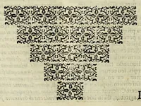 An illustration from Reflectionum canonicarum in secundum decretalium librum. : Quibus non solum difficilia iura in scholis enodantur, verùm & variae resoluuntur quaestiones, tam studiosis, quàm iudicibus & forensium causarum patronis vtiles, & necessariae; simulq[ue] additur quid in cuiusuis casus specie nuperis sit constitutionibus Pontificijs decisum; quidquè regijs schedis ordinatum ad Peruani regni ecclesiasticam, saecularemquè gubernationem. Tomus primus, D. Philippo IV. Hispaniarvm, et Indiarvm regi Catholico, ac potentissimo, ipsiusq[ue], supremo earundem Indiarum consilio. D. E C. (1633)