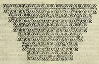 An illustration from Reflectionum canonicarum in secundum decretalium librum. : Quibus non solum difficilia iura in scholis enodantur, verùm & variae resoluuntur quaestiones, tam studiosis, quàm iudicibus & forensium causarum patronis vtiles, & necessariae; simulq[ue] additur quid in cuiusuis casus specie nuperis sit constitutionibus Pontificijs decisum; quidquè regijs schedis ordinatum ad Peruani regni ecclesiasticam, saecularemquè gubernationem. Tomus primus, D. Philippo IV. Hispaniarvm, et Indiarvm regi Catholico, ac potentissimo, ipsiusq[ue], supremo earundem Indiarum consilio. D. E C. (1633)