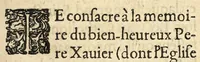 Picture 2 of 2 from Refvtation d'vn libelle diffamatoire intitvle ́l'Auarice des Iesuites :opuscule consacré à la memoire du bien-heureux P. Xavier, .... (1620), leaf 3