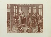 An illustration from The regal and ecclesiastical antiquities of England : containing the representations of all the English monarchs from Edward the Confessor to Henry the Eighth : together with many of the great persons that were eminent under their several reigns : on sixty copper plates, engraved by the author, the whole carefully collected from ancient illuminated manuscripts (1793)