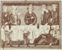 Picture 2 of 60 from The regal and ecclesiastical antiquities of England : containing the representations of all the English monarchs from Edward the Confessor to Henry the Eighth : together with many of the great persons that were eminent under their several reigns : on sixty copper plates, engraved by the author, the whole carefully collected from ancient illuminated manuscripts (1793), leaf 17
