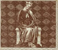 Picture 39 of 60 from The regal and ecclesiastical antiquities of England : containing the representations of all the English monarchs from Edward the Confessor to Henry the Eighth : together with many of the great persons that were eminent under their several reigns : on sixty copper plates, engraved by the author, the whole carefully collected from ancient illuminated manuscripts (1793), leaf 213